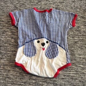 Vintage puppy paws onesie baby 18 months